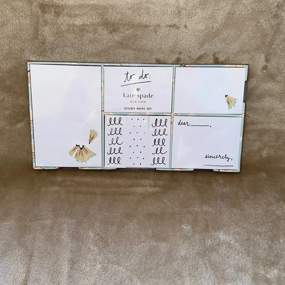 Kate Spade ♠️ On Point Sticky Note Set